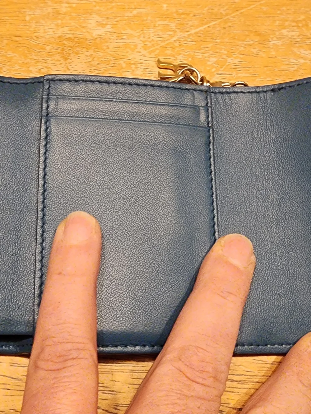 Christian Dior Lady Dior Lotus Wallet, featuring Cannage stitch And Dior Charms